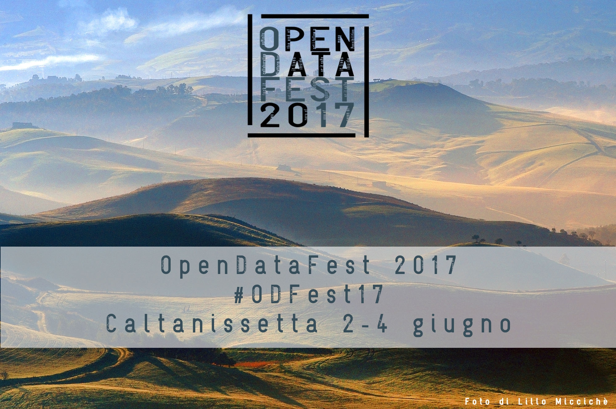 OPENDATAFEST 2017, Caltanissetta 2-4 giugno 2017, #ODFest17