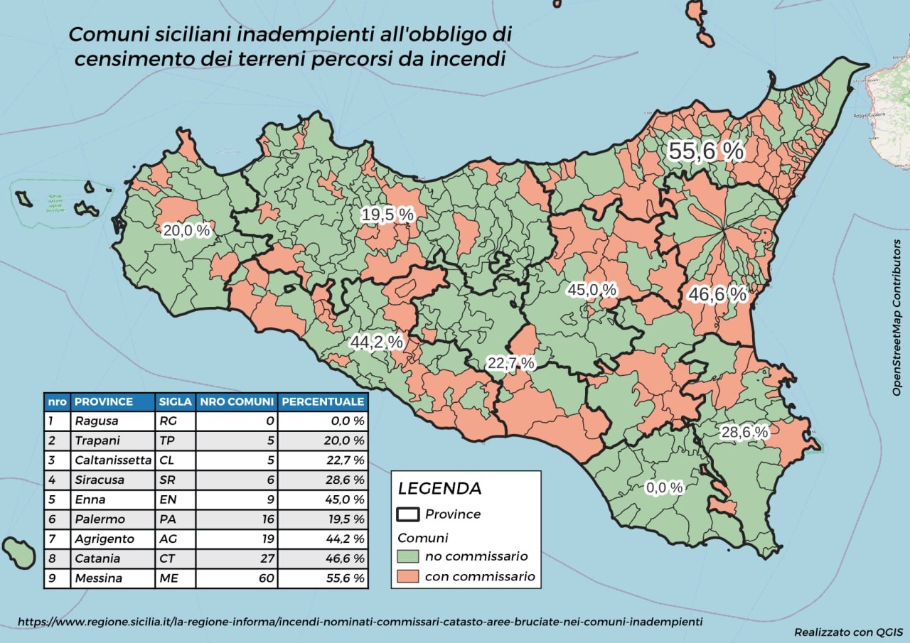 Catasto delle terre bruciate: