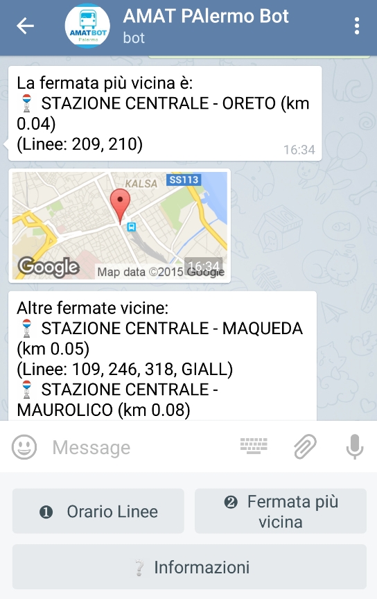 Trasporti AMAT di Palermo? C’è un Telegram per Te!